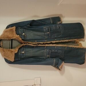 NEW Lee Classic Blue Denim coat